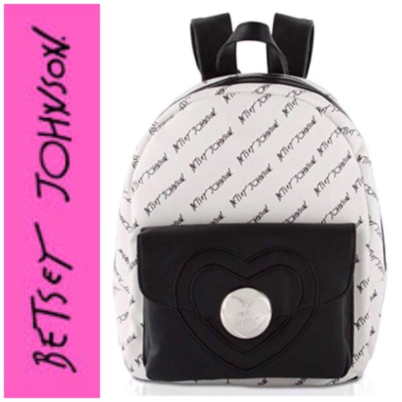 ? Betsey Johnson “Heart Lock” Backpack